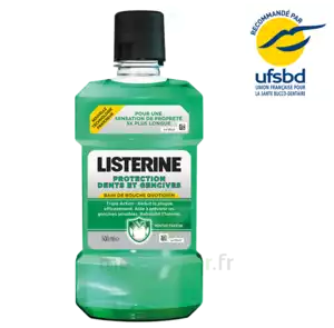 Acheter Listerine Protection Dents Gencives Bain bouche 500ml à GRENOBLE