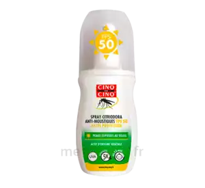 Cinq Sur Cinq Fps50 Spray Citriodora Anti-moustique Fl/100ml à GRENOBLE