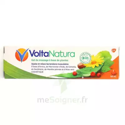 Voltanatura Gel De Massage Plantes Bio T/50ml à GRENOBLE