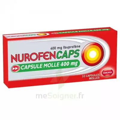 Nurofencaps 400 Mg Caps Molle Plq/10 à GRENOBLE