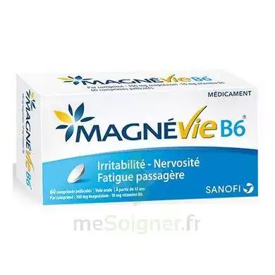 Magnevie B6 100 Mg/10 Mg Comprimés Pelliculés Plaq/60 à GRENOBLE